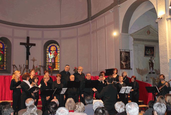 Chorale gospel durant un mariage